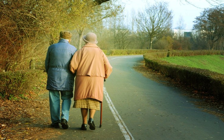 elderly couple