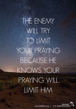 dont limit praying